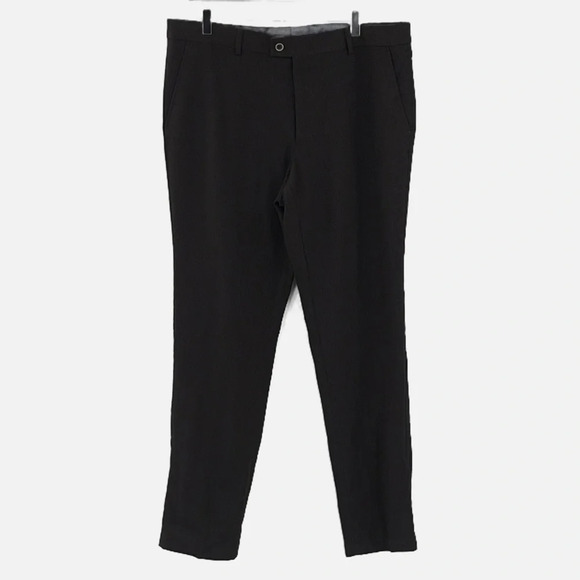 The Savile Row Hoxton Suit Pants in Black - NWOT - Size 38 Waist (Pants Only) - Picture 1 of 6